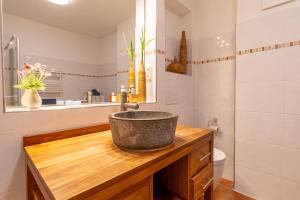 Koupelna v ubytování Schützenweg 3 Wohnung 2 - nur 180m vom Strand entfernt + 21 fotografií