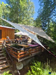 Zahrada ubytování Glamping Štôla-Tupá + 10 fotografií