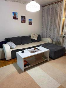 Posezení v ubytování Exit festival apartman