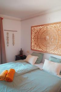 Postel nebo postele na pokoji v ubytování Little Bali Javea