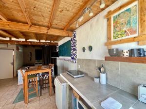 Kuchyň nebo kuchyňský kout v ubytování Atico