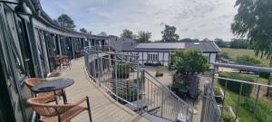 Balkón nebo terasa v ubytování Danhostel Rønde