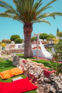 Zahrada ubytování Little Bali Javea