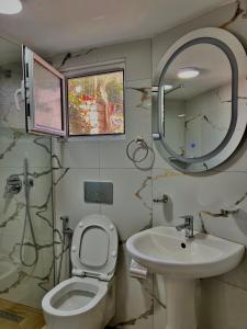 Koupelna v ubytování Apartment Dejvi