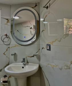 Koupelna v ubytování Apartment Dejvi + 40 fotografií