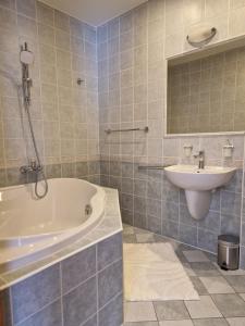 Koupelna v ubytování Apartmány Aurelius