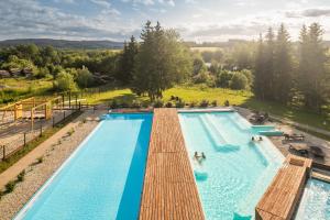 Πισίνα στο ή κοντά στο Wellness Hotel Frymburk