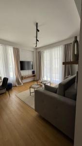 Posezení v ubytování Kaneo Central Apartments