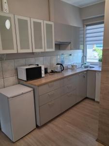 Η κουζίνα ή μικρή κουζίνα στο Sowie Pokoje