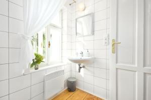 Kúpeľňa v ubytovaní Apartmány U rybníčku