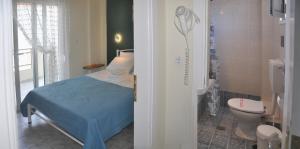 A bathroom at Agapi Apartments