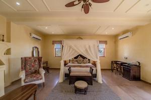 Karwaan Jaisalmer的休息区