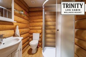Bagno di TRINITY Log Cabin Wellness resort