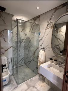 Koupelna v ubytování Stay luxe