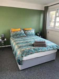 Postel nebo postele na pokoji v ubytování Hamilton House