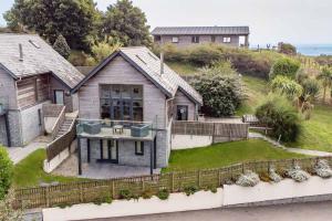 an aerial view of a house at House 34 in Looe