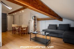 Χώρος καθιστικού στο Skyblue rooftop by PortofinoVip, AC Parking Seaview