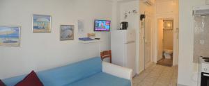 A television and/or entertainment centre at Agapi Apartments