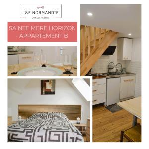 Η κουζίνα ή μικρή κουζίνα στο Le Sainte Mère Horizon B