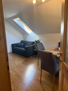 Posezení v ubytování Ferienwohnung Harrer