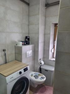 Ένα μπάνιο στο Apartman MM