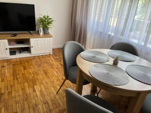 Telewizja i/lub zestaw kina domowego w obiekcie Apartament Centrum