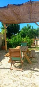 A garden outside Contrada Vento home sharing