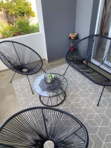 Patio nebo venkovní prostory v ubytování Apartment Lara