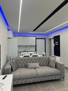 Posezení v ubytování Shengjin Luxury apartment