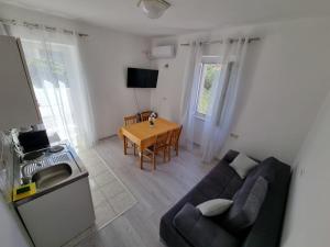 Μια τηλεόραση ή/και κέντρο ψυχαγωγίας στο Apartman Garden