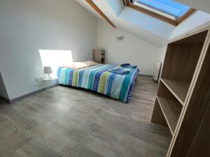 Postel nebo postele na pokoji v ubytování superbe loft