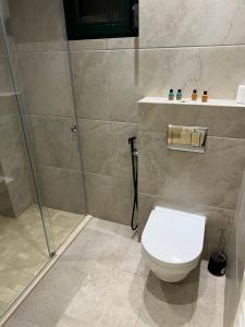 Koupelna v ubytování Barjaktar - Luxury Suites & SPA