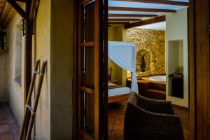 Posezení v ubytování Masía Durbá Hotel