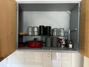 Η κουζίνα ή μικρή κουζίνα στο Barrio el Trebol A1