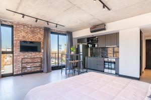 Dapur atau dapur kecil di Soho Village Palermo Apartments - By Magno