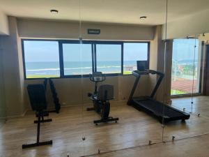 Fitness centrum a/nebo fitness zařízení v ubytování Hotel Makkan Boca