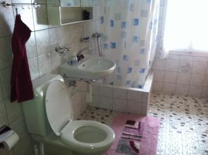 Koupelna v ubytování B&B Hofstetter + 20 fotografií