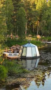 Příroda nedaleko luxury tent