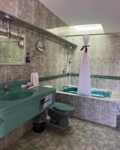 Koupelna v ubytování Hotel Argento Zacatecas