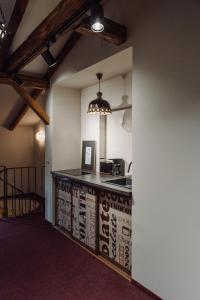 Kuchyň nebo kuchyňský kout v ubytování Apartment K21 Stare Tychy
