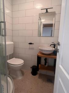 Et badeværelse på Sea house Škapulo + 28 billeder