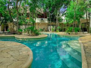 Πισίνα στο ή κοντά στο Incredible Studio With Jacuzzi Naia C19