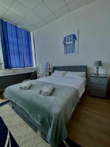 Postel nebo postele na pokoji v ubytování Hostel Nikšić