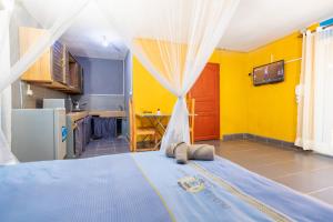 Postel nebo postele na pokoji v ubytování Studio Standard - AMI APPARTHOTEL