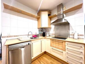 Küche/Küchenzeile in der Unterkunft Apartamento Centro Torremolinos