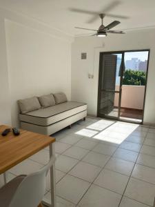 Posezení v ubytování Departamento en el centro de la ciudad