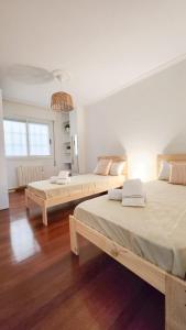 Katil atau katil-katil dalam bilik di Piso Centro y Playa