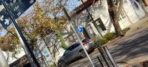 a car parked on the side of a street at Alquilo Casa en Barrio Bombal in Barraquero