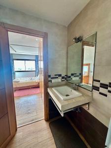 Koupelna v ubytování Appartement spacieux avec parking