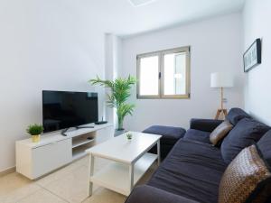 TV a/nebo společenská místnost v ubytování Apartment in Las Palmas near Playa de Las Canteras